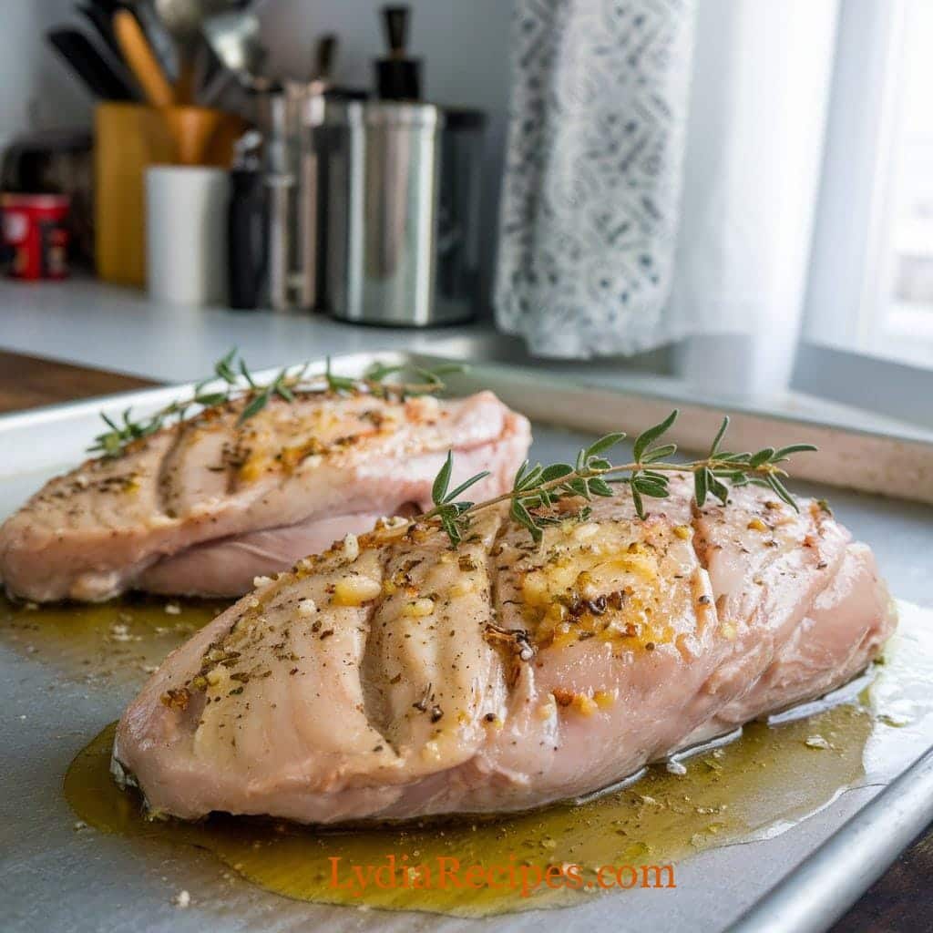 Baked Split Chicken Breast