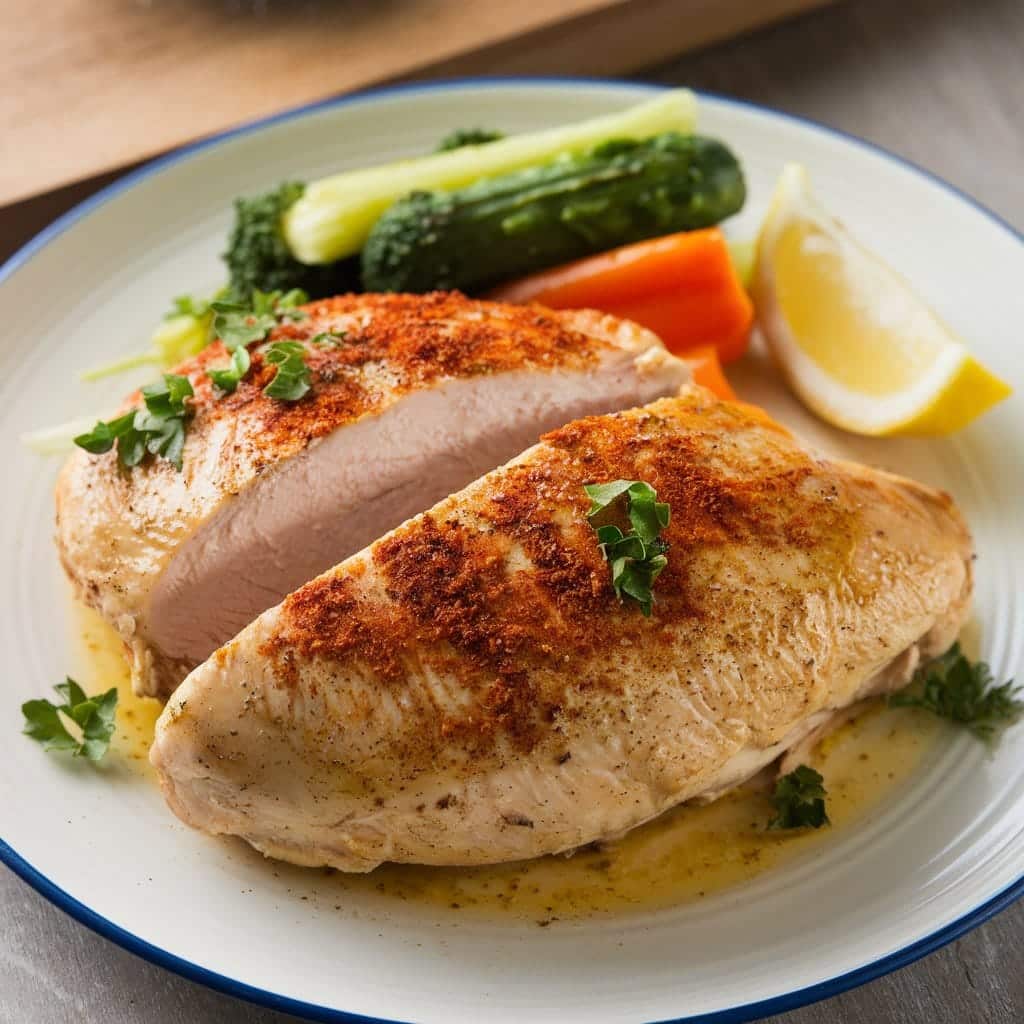 Baked Split Chicken Breast