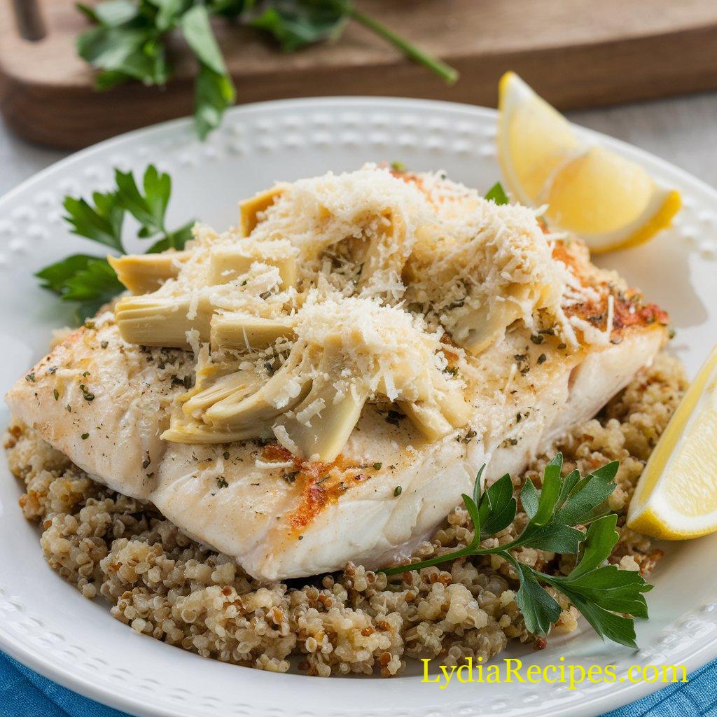 artichoke and parmesan tilapia recipe