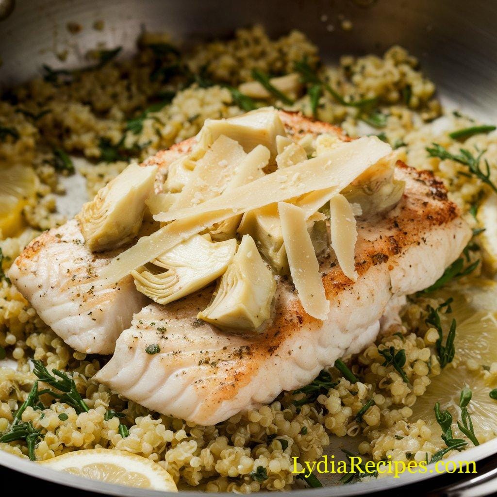 artichoke and parmesan tilapia recipe