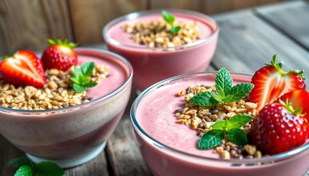 healthy protein strawberry desserts